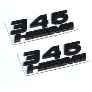 Fender Emblem Badge Set for 2011–2023 Dodge Charger Challenger 345 HEMI