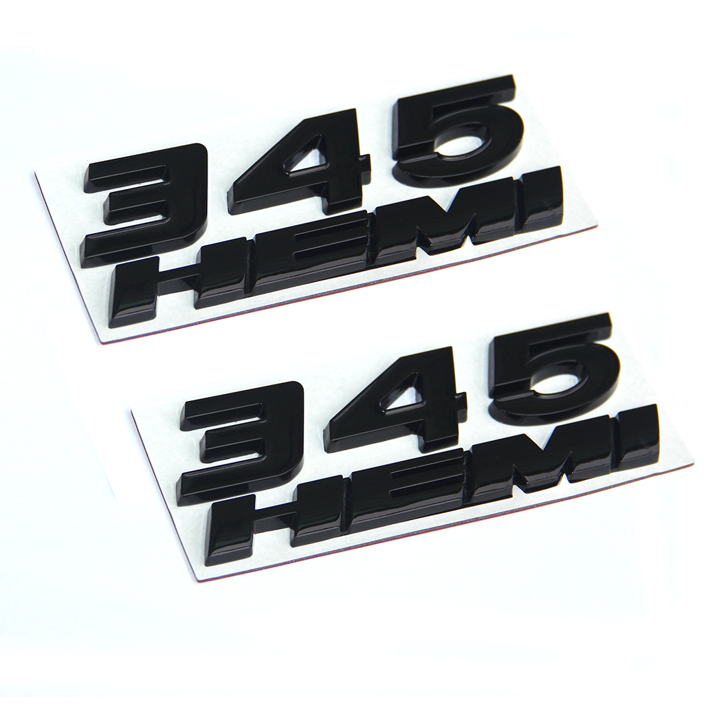 Fender Emblem Badge Set for 2011–2023 Dodge Charger Challenger 345 HEMI