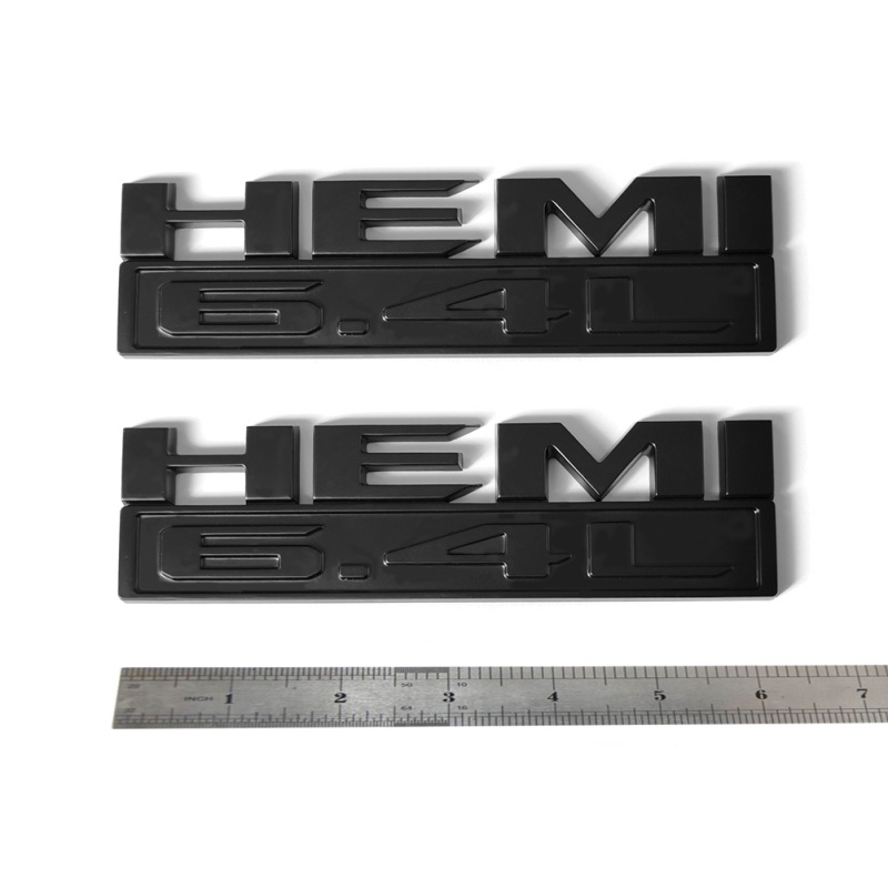 Fender Emblems for 2019‑2022 RAM 2500 3500 HEMI 6.4L Replacement Badge