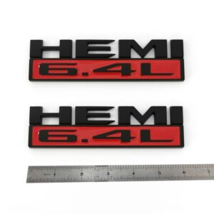 Fender Emblems for 2019‑2022 RAM 2500 3500 HEMI 6.4L Replacement Badge
