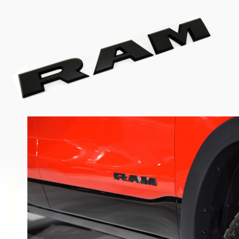 Front Door 3D Letter Emblems for 2019–2026 RAM 1500 2500 3500 Trucks - Image 3