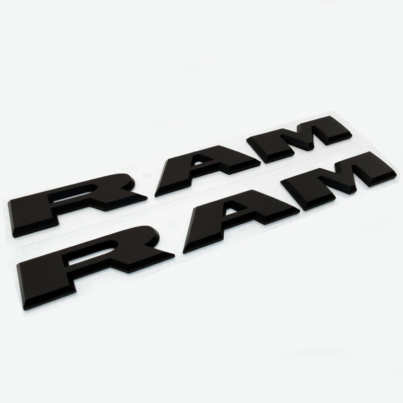 Front Door 3D Letter Emblems for 2019–2026 RAM 1500 2500 3500 Trucks - Image 4