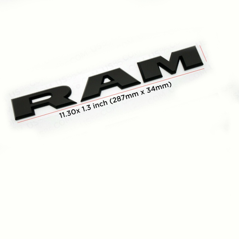Front Door 3D Letter Emblems for 2019–2026 RAM 1500 2500 3500 Trucks - Image 6