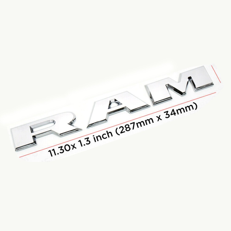 Front Door 3D Letter Emblems for 2019–2026 RAM 1500 2500 3500 Trucks - Image 9