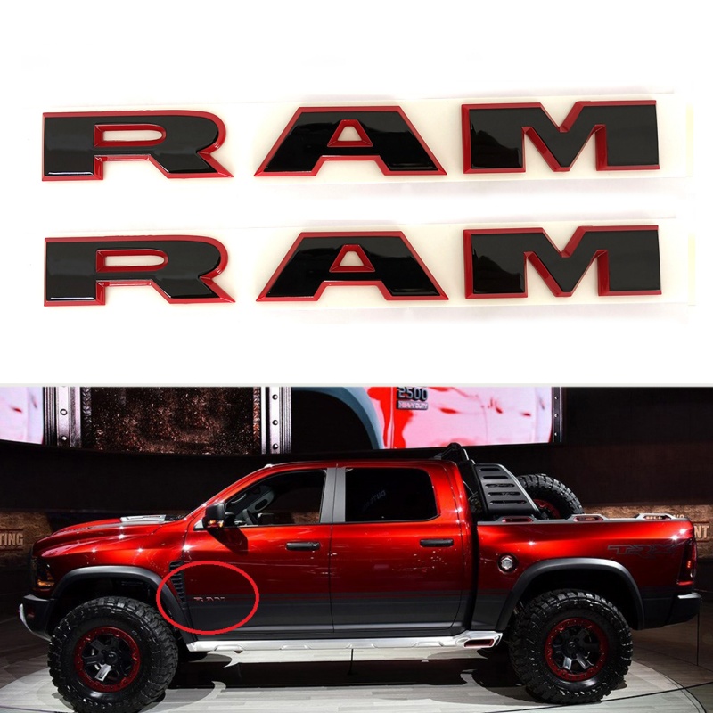 Front Door 3D Letter Emblems for 2019–2026 RAM 1500 2500 3500 Trucks - Image 12