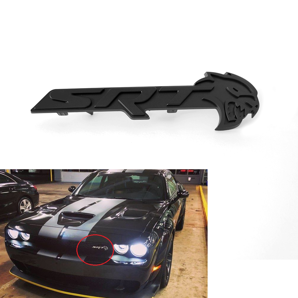 Front Grille Emblem Badge for 2018–2023 Dodge Challenger SRT Hellcat