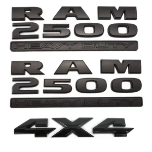 Emblem Badge Set for 2015-2018 RAM 2500 Heavy Duty 4x4 Replacement