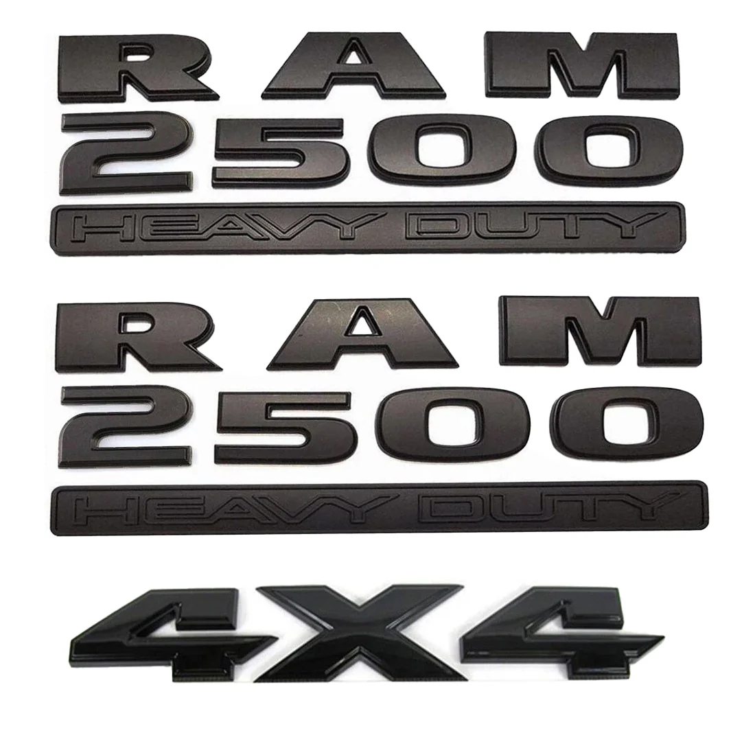 Emblem Badge Set for 2015-2018 RAM 2500 Heavy Duty 4×4 Replacement