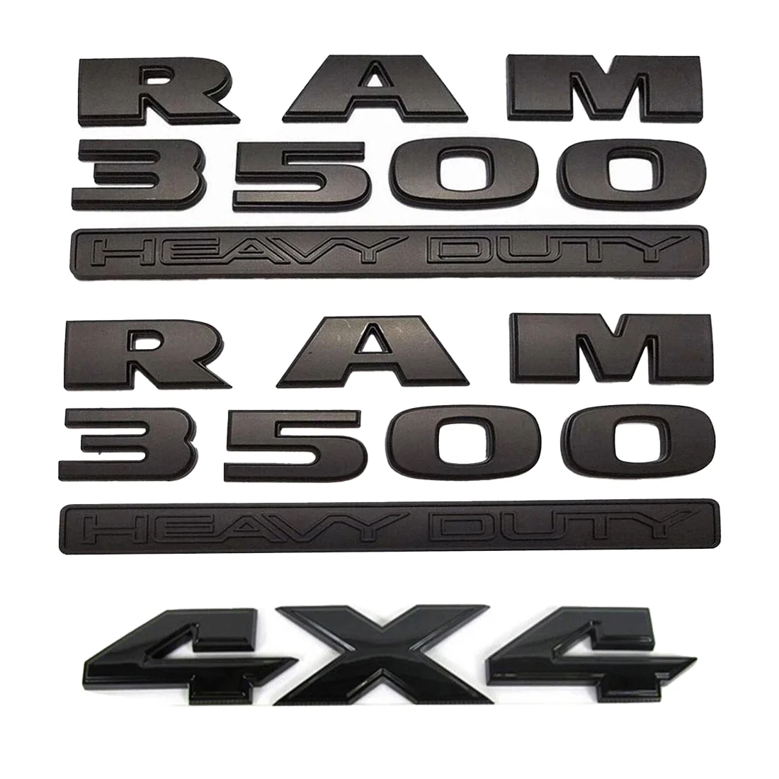 3D Emblem Badge Replacement Kit for 2015–2018 RAM 3500 Heavy Duty 4×4