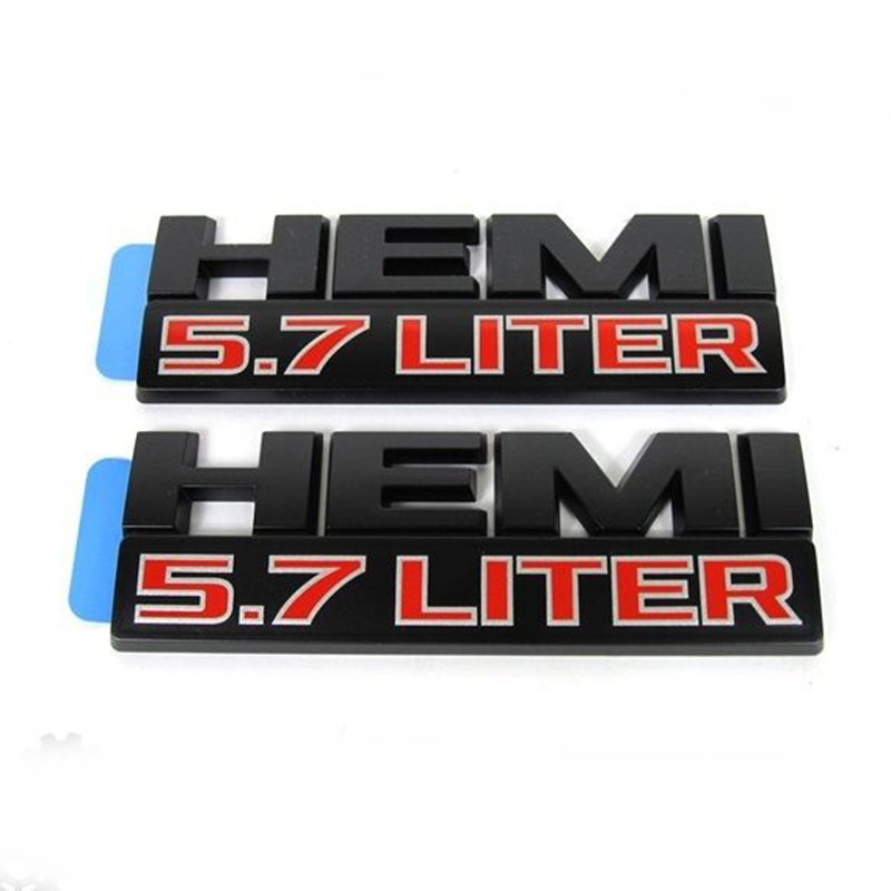 Side Emblems for 2013-2024 RAM 1500 HEMI 5.7L Badge Set 68247898AA