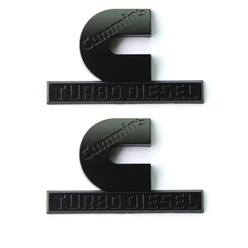 Hood Side Emblems for 2006-2012 RAM 2500 3500 Cummins Turbo Diesel