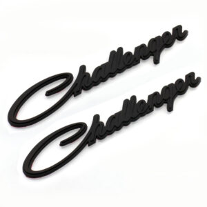 Front Fender 3D Letter Emblem Badges Fits 2009–2023 Dodge Challenger