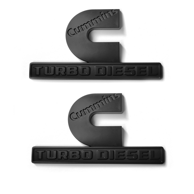 Hood Emblems for 2019–2026 RAM 2500 3500 Cummins Turbo Diesel Badges