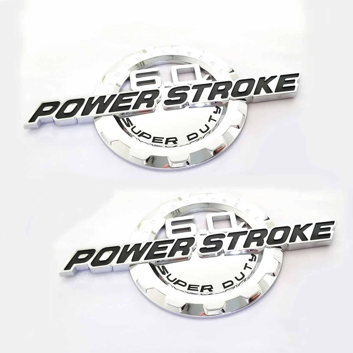 Emblem Badge Set for 2003–2007 Ford Super Duty 6.0L Power Stroke Styling