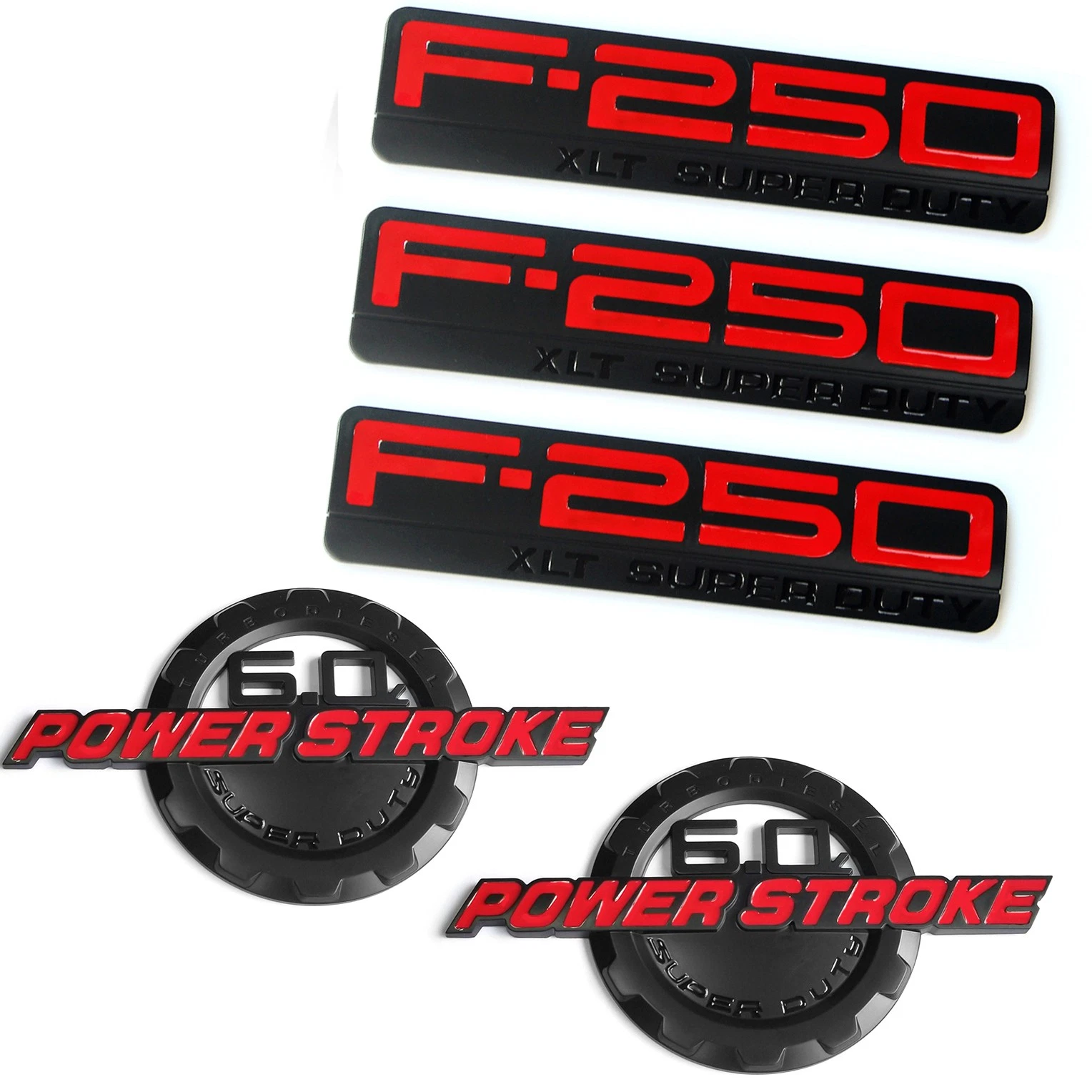Aftermarket Badges for 2003-2007 6.0L Power Stroke F-250 XLT Super Duty - Image 5