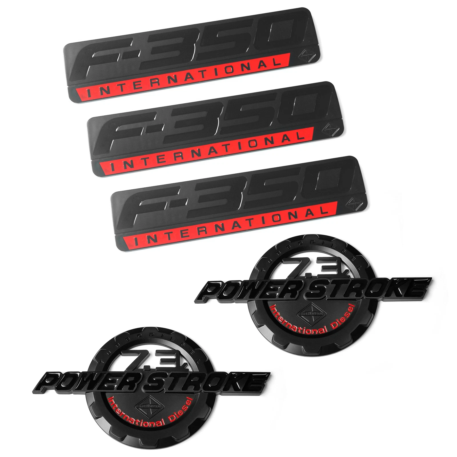 Side Emblem Badges for 1999-2003 F-350 International 7.3L Power Stroke - Image 4