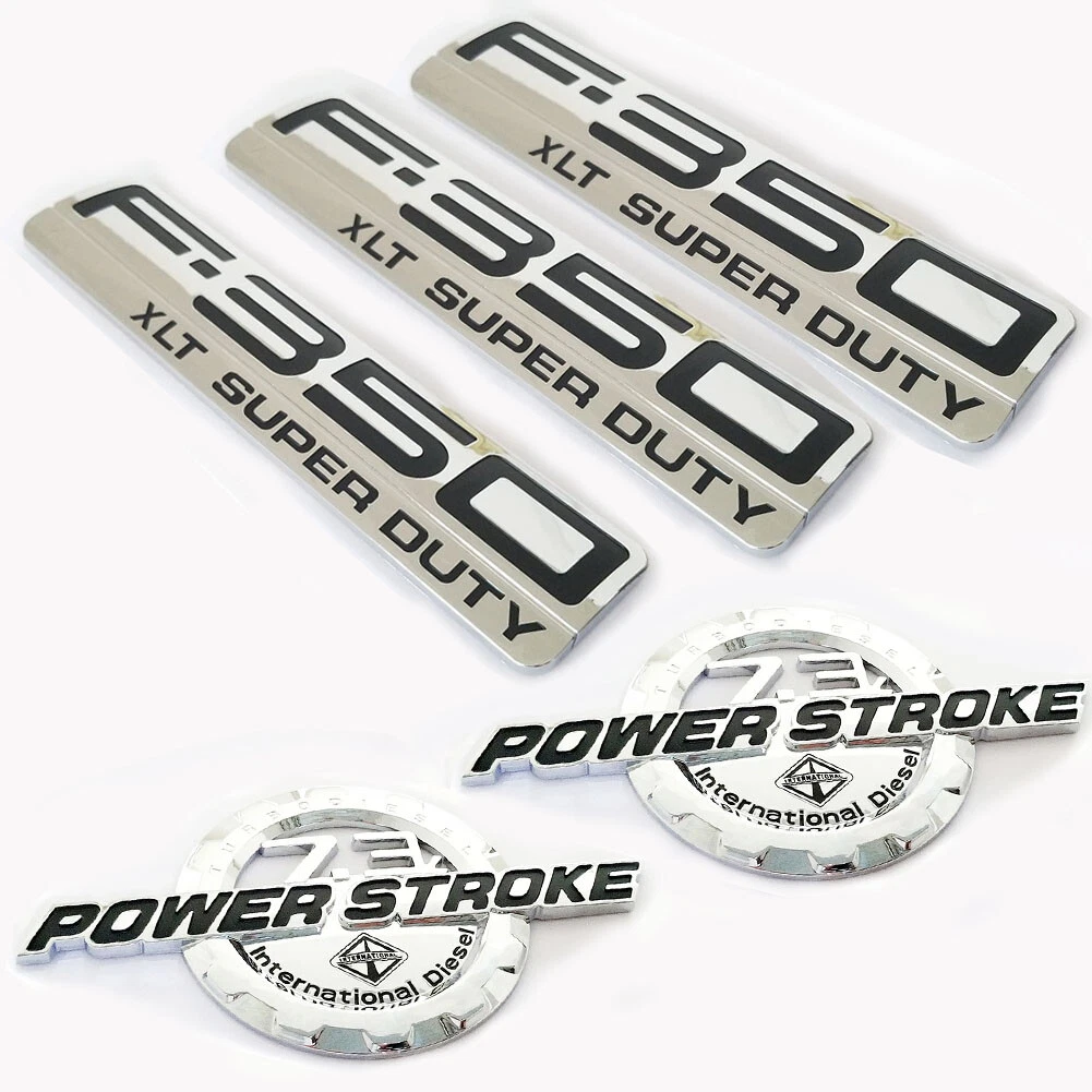 Emblem Badge Set for 1999–2003 F-350 7.3L Power Stroke XLT Super Duty - Image 4