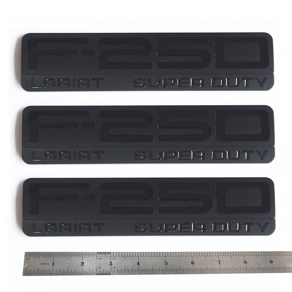 Side and Tailgate Emblem Badges for 1999-2016 F-250 Lariat Super Duty