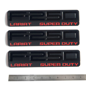 Side and Tailgate Emblem Badges for 1999-2016 F-250 Lariat Super Duty