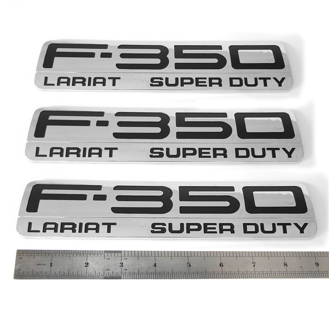 Side & Tailgate Emblem Badges for 1999-2016 F-350 Super Duty Lariat - Image 10