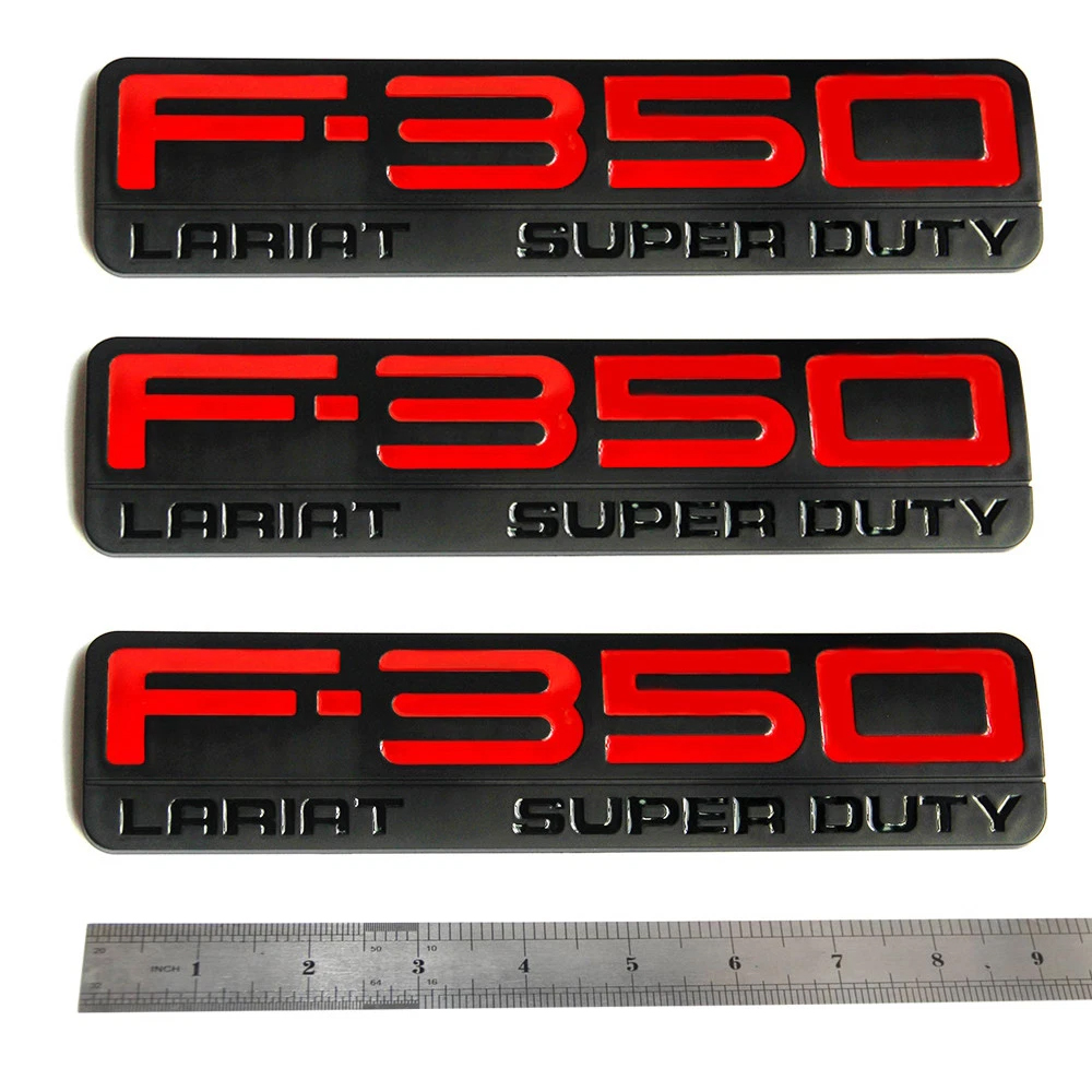 Side & Tailgate Emblem Badges for 1999-2016 F-350 Super Duty Lariat