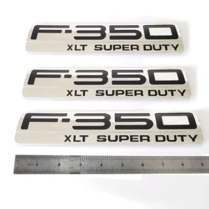 Side & Tailgate Emblem 3D Badges for 1999-2016 F-350 Super Duty XLT
