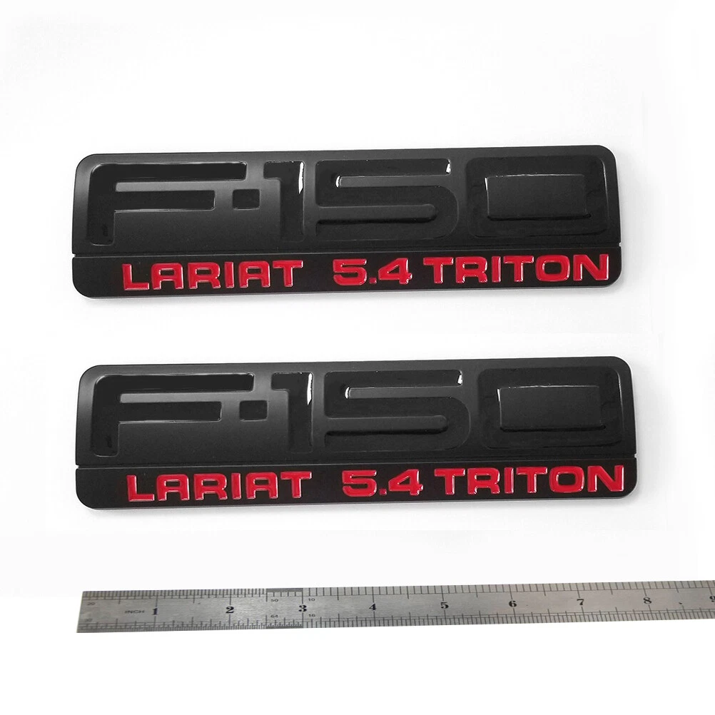 Fender Pair Emblem Badge for 2004–2008 Ford F-150 5.4 Triton Lariat - Image 3