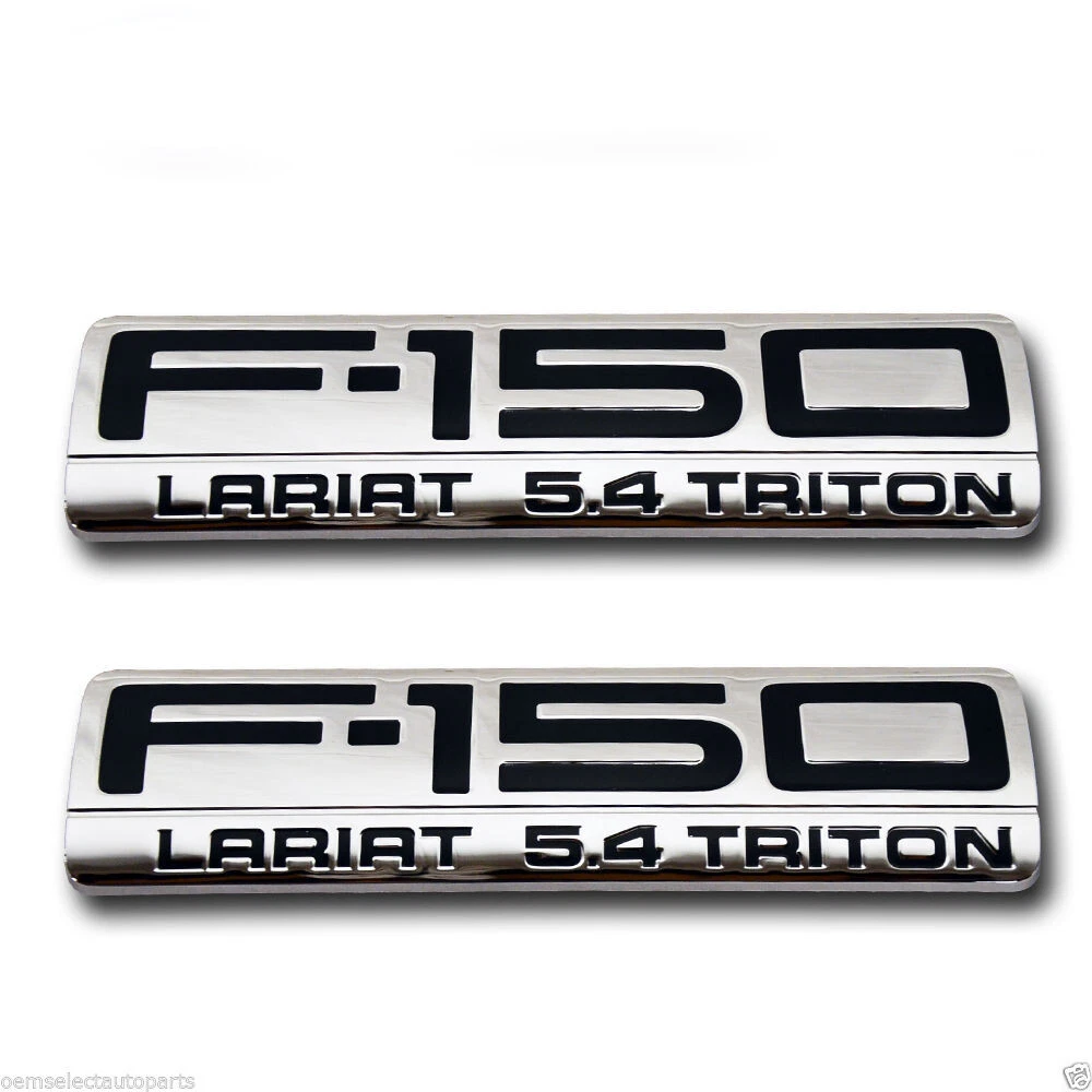 Fender Pair Emblem Badge for 2004–2008 Ford F-150 5.4 Triton Lariat