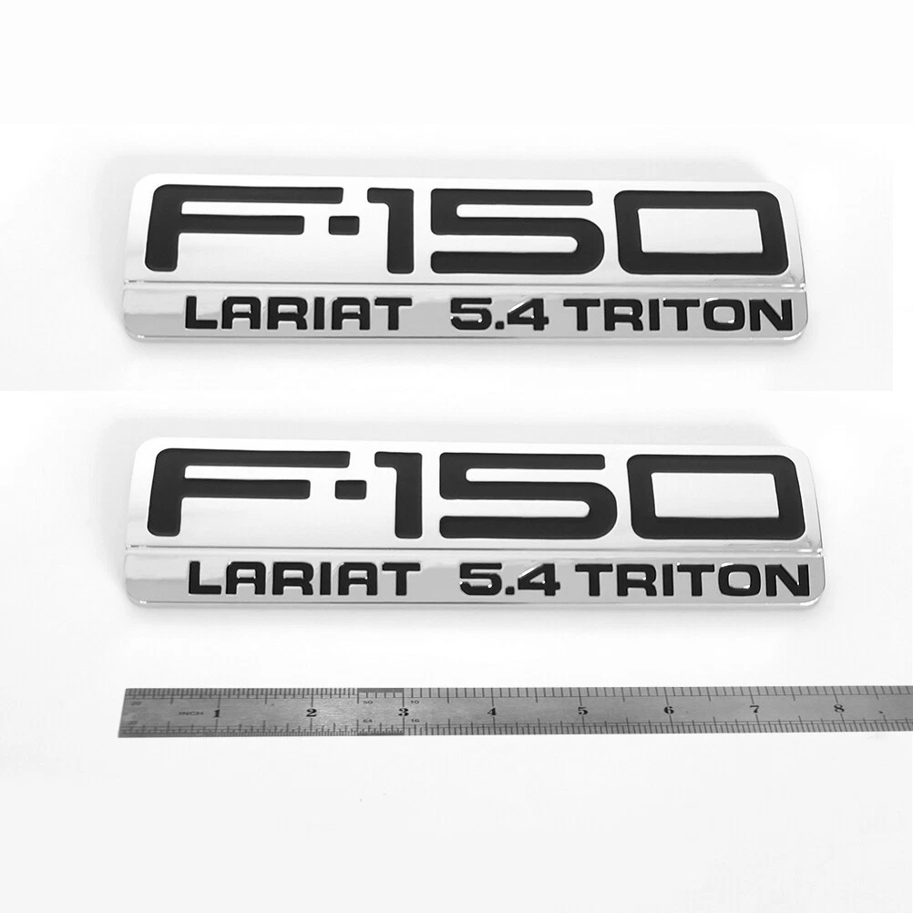 Fender Pair Emblem Badge for 2004–2008 Ford F-150 5.4 Triton Lariat - Image 5