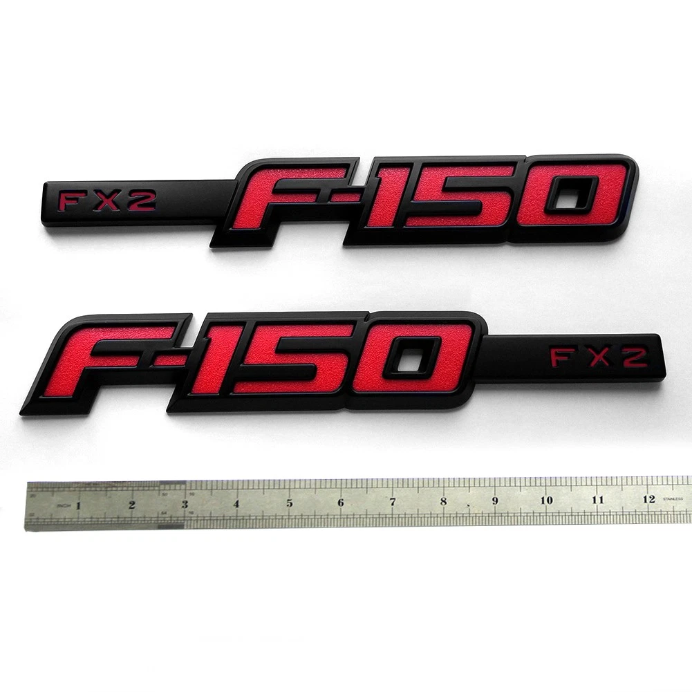 FX2 Sport Side Emblem Badge Aftermarket 3D for 2010–2014 Ford F-150