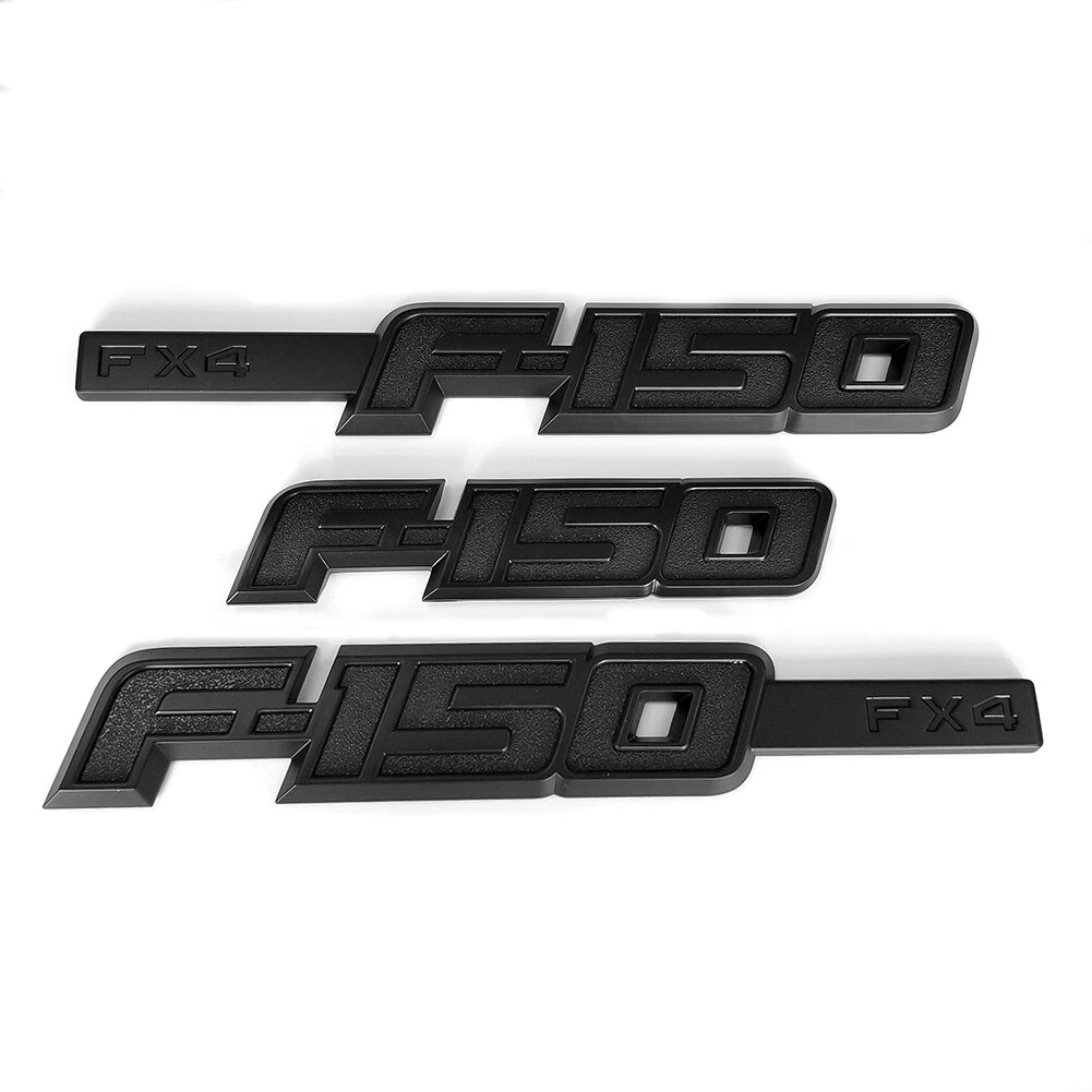 FX4 Emblem Set for 2009–2014 Ford F-150 | Side & Tailgate 3D Badges - Image 4