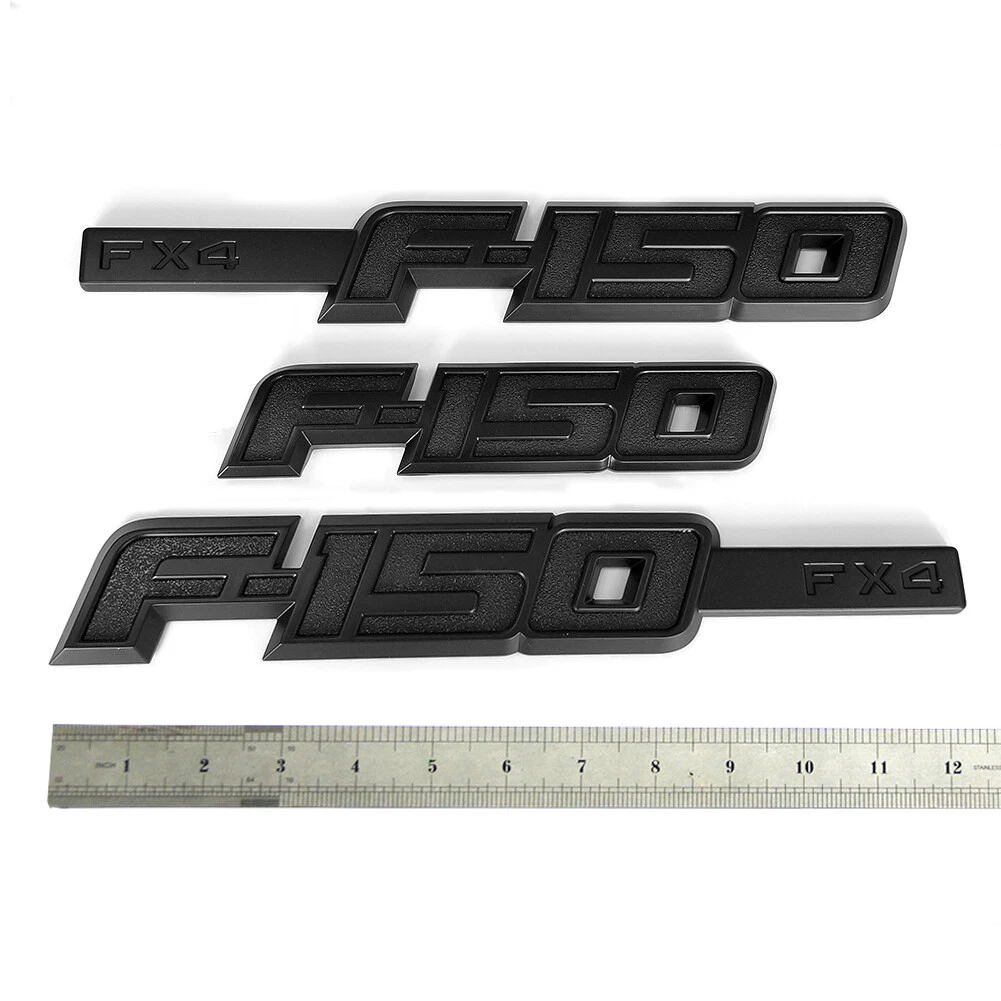 FX4 Emblem Set for 2009–2014 Ford F-150 | Side & Tailgate 3D Badges - Image 5