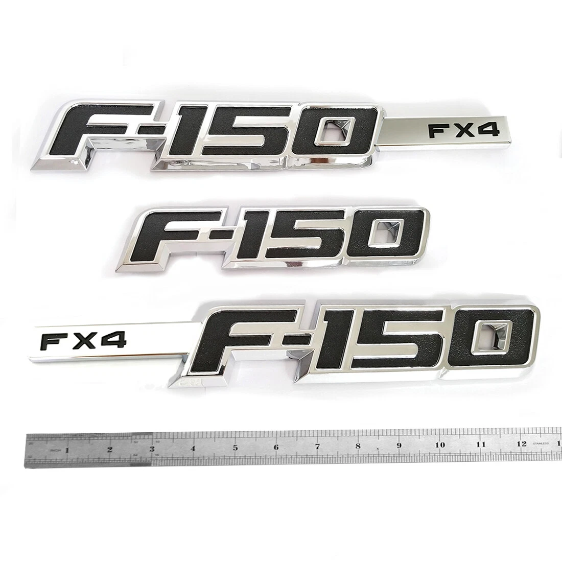FX4 Emblem Set for 2009–2014 Ford F-150 | Side & Tailgate 3D Badges - Image 10