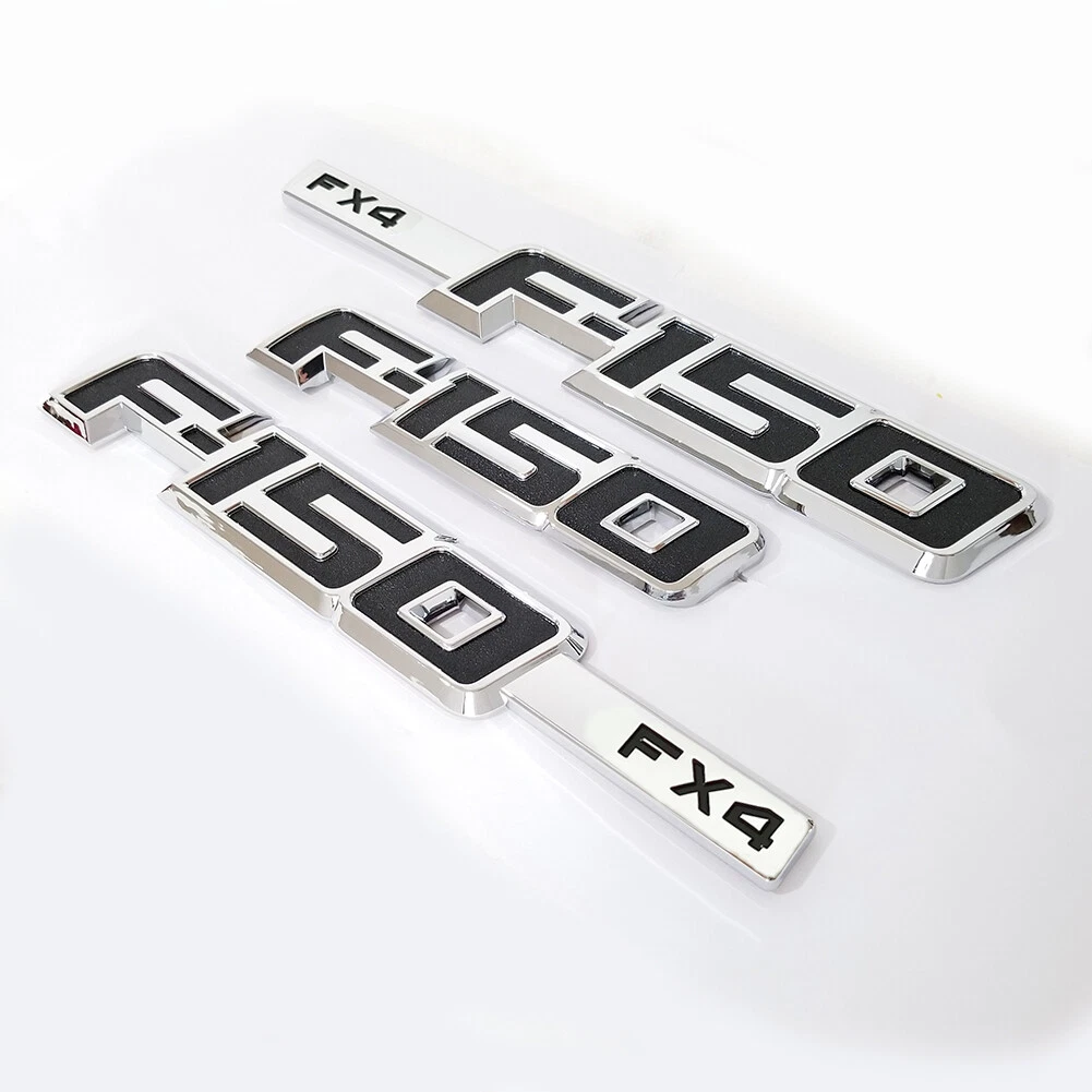 FX4 Emblem Set for 2009–2014 Ford F-150 | Side & Tailgate 3D Badges - Image 11