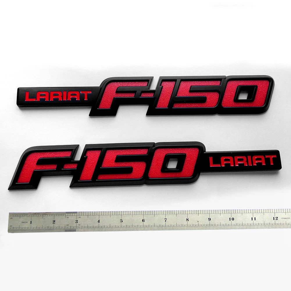 Lariat Fender Emblem Badges for 2009–2014 Ford F-150 | Side Replacement - Image 3