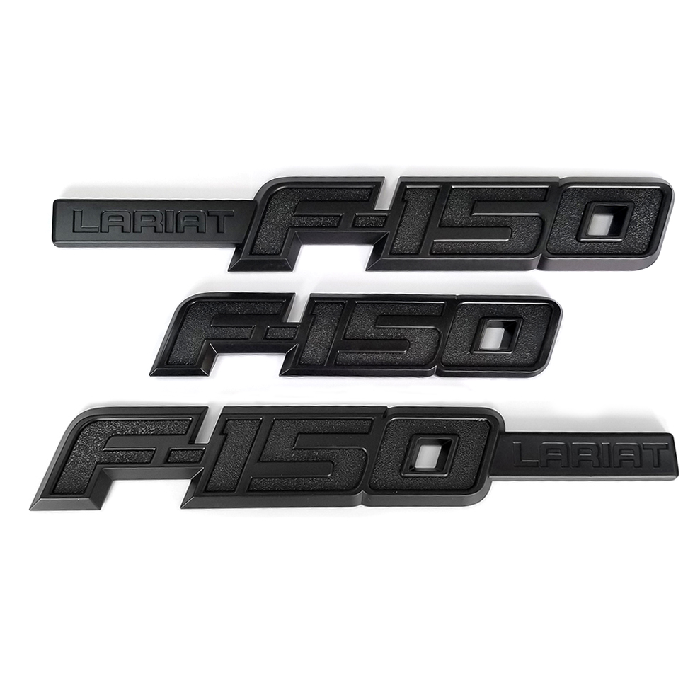 Lariat Fender & Rear Emblem Badges for 2009–2014 Ford F-150 Replacement