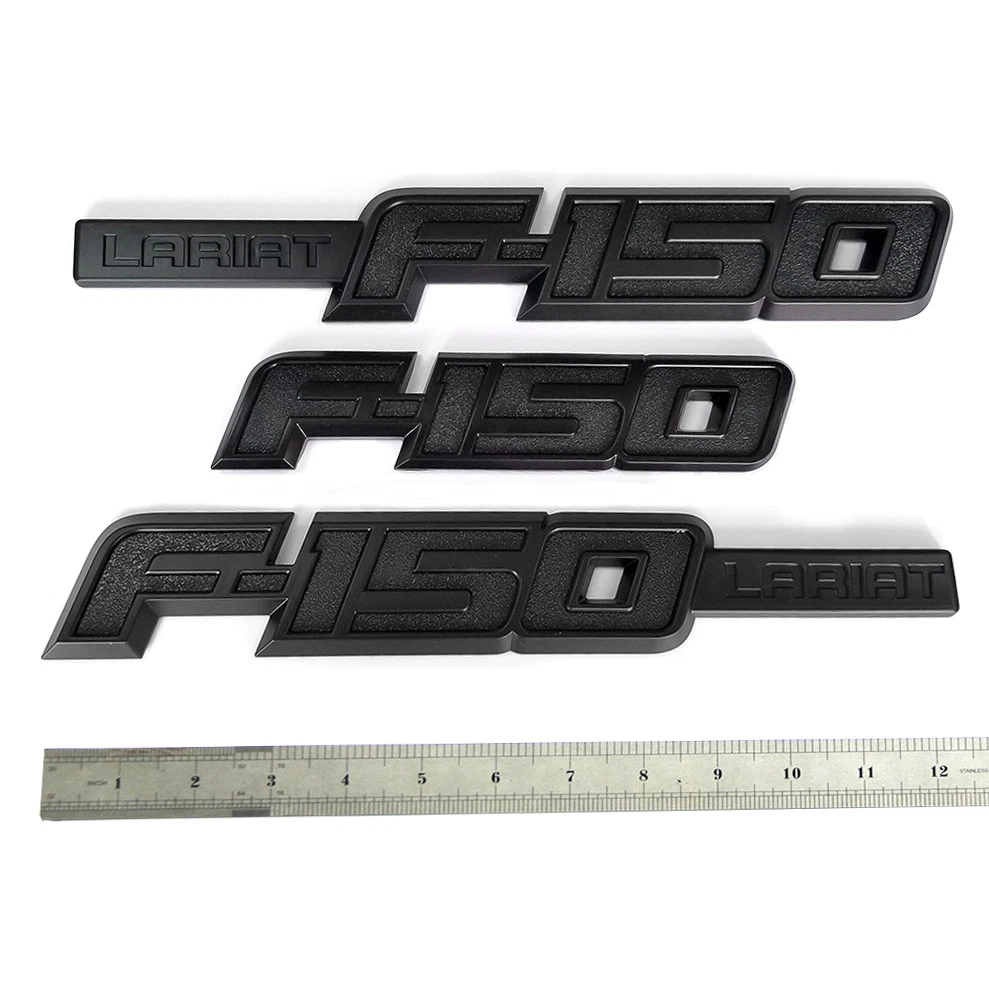 Lariat Fender & Rear Emblem Badges for 2009–2014 Ford F-150 Replacement - Image 4