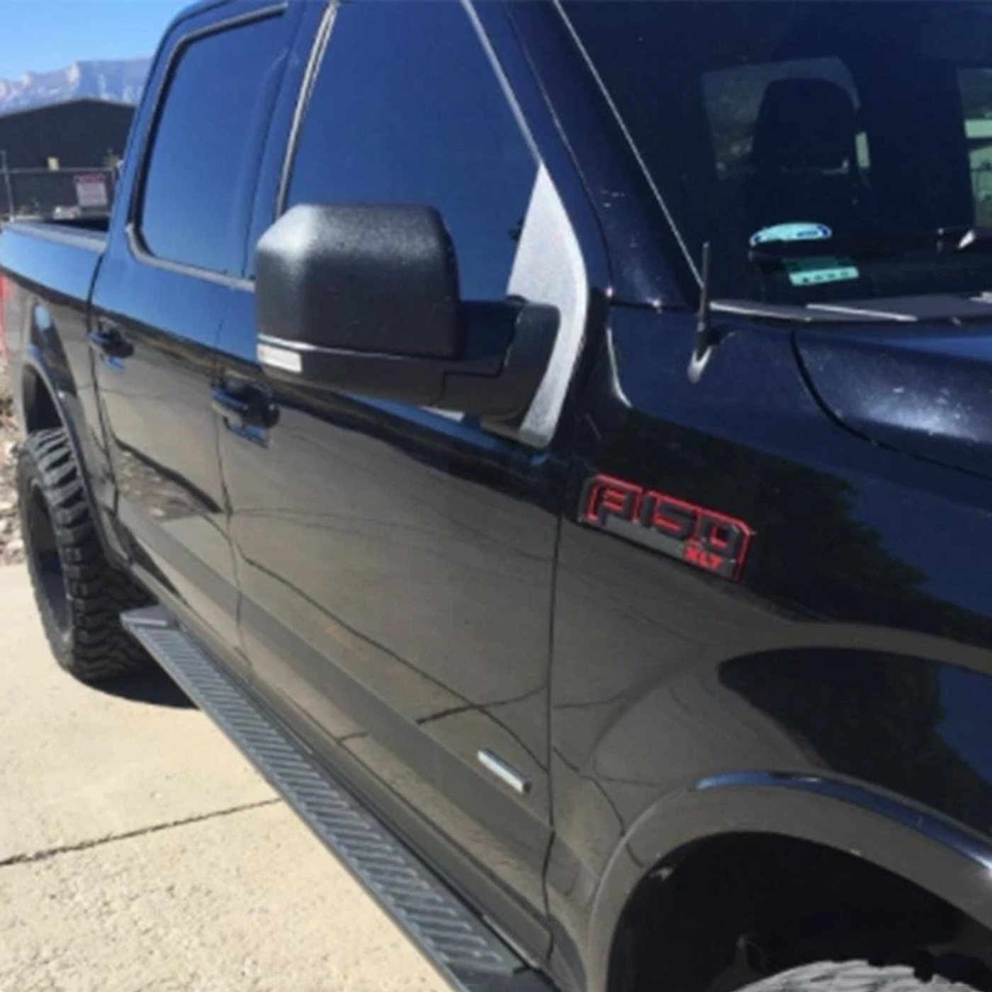 Fender Emblem Badge Set for 2015–2020 Ford F-150 XLT Custom Exterior - Image 8