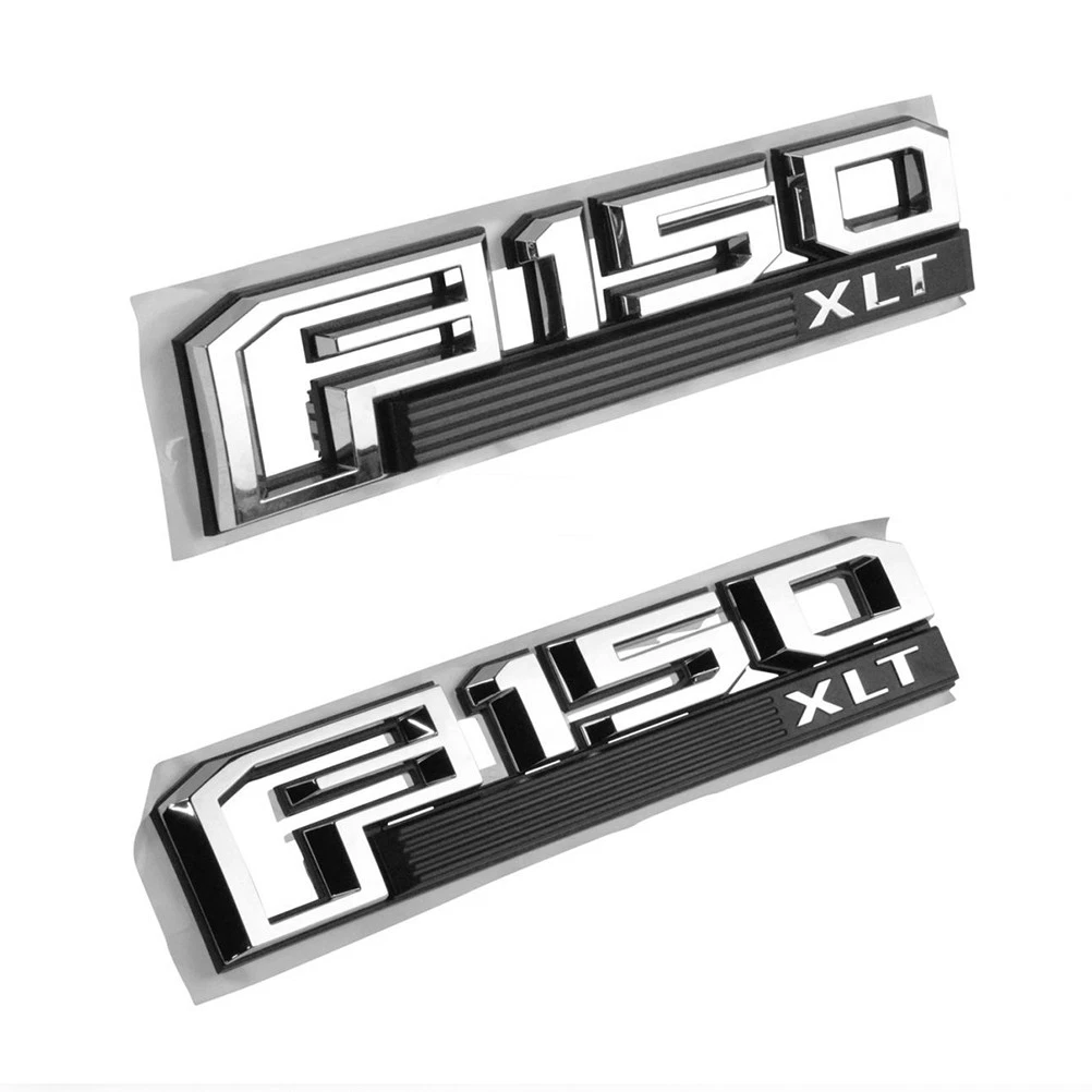 Fender Emblem Badge Set for 2015–2020 Ford F-150 XLT Custom Exterior - Image 4