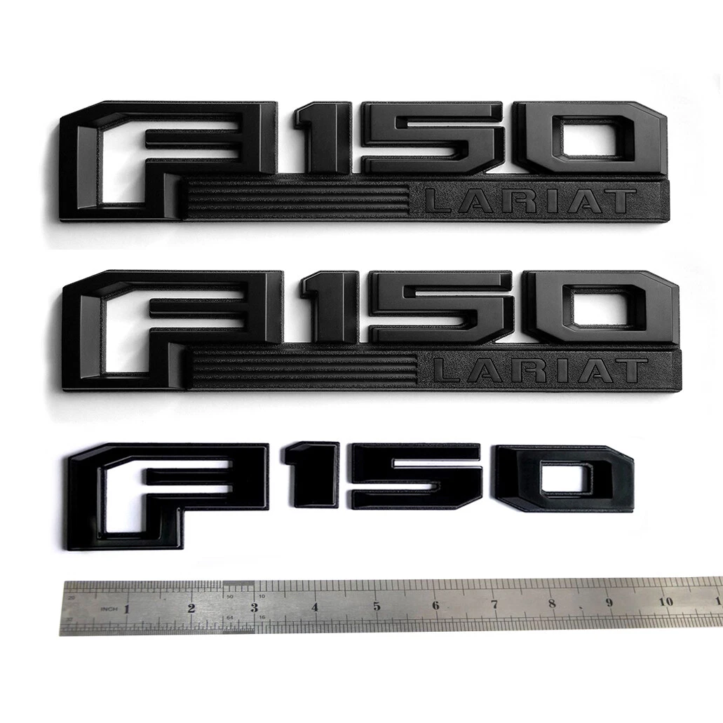 Fender and Tailgate Badges Emblem Set for 2015–2020 Ford F-150 Lariat