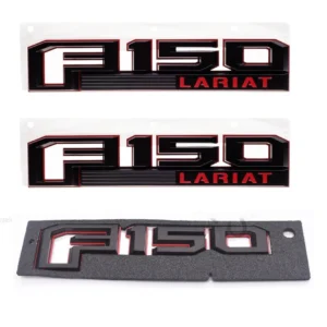 Fender and Tailgate Badges Emblem Set for 2015–2020 Ford F-150 Lariat