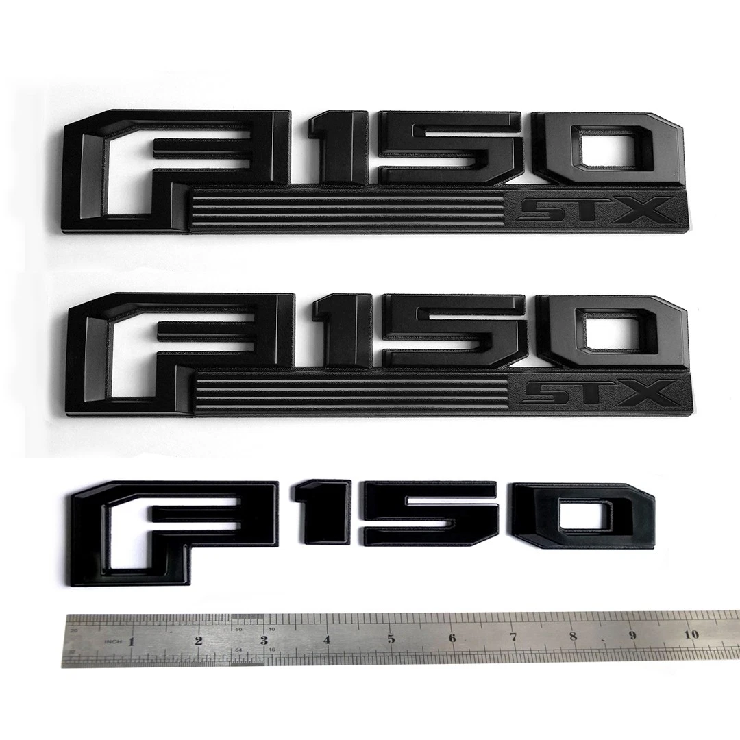 Fender and Tailgate Badges Emblem Set for 2018–2020 Ford F-150 STX - Image 5