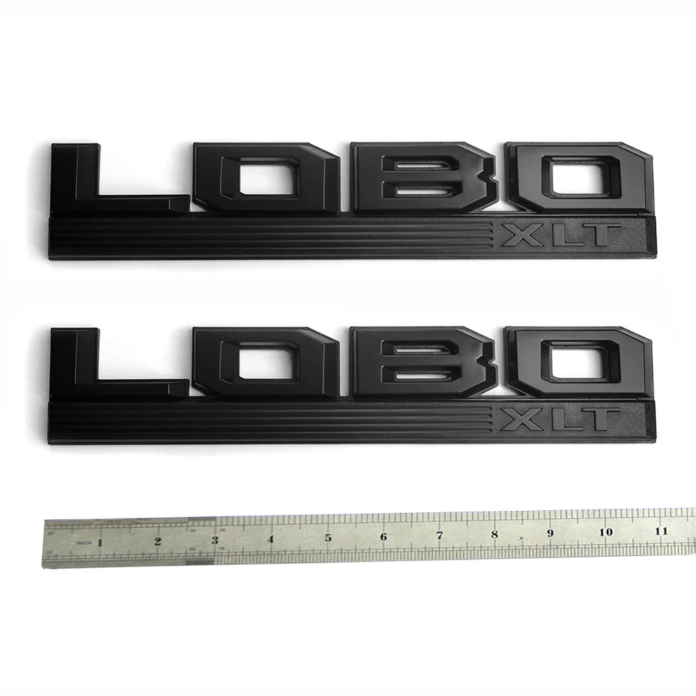Fender Emblem Badges for 2015–2020 Ford F-150 LOBO XLT Replacement Set