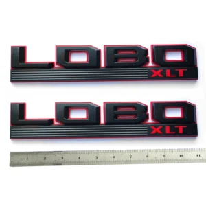 Fender Emblem Badges for 2015–2020 Ford F-150 LOBO XLT Replacement Set