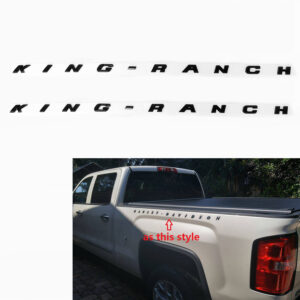 Bed Side Emblem Badges for 2008–2016 F-250 F-350 Super Duty King Ranch