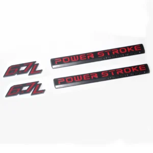 Side Emblem Badge Set for 2017–2022 Ford Super Duty 6.7L Power Stroke