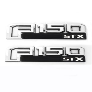 Fender Emblem Badge Set for 2018–2020 Ford F-150 STX Driver Passenger Side