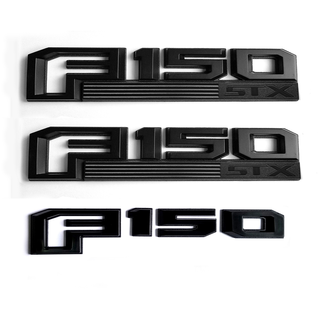 Fender and Tailgate Badges Emblem Set for 2018–2020 Ford F-150 STX