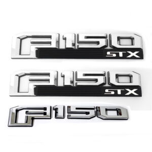 Fender and Tailgate Badges Emblem Set for 2018–2020 Ford F-150 STX