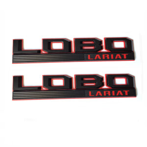 Fender Emblems for 2015–2020 Ford F-150 Lobo Lariat Side Replacement